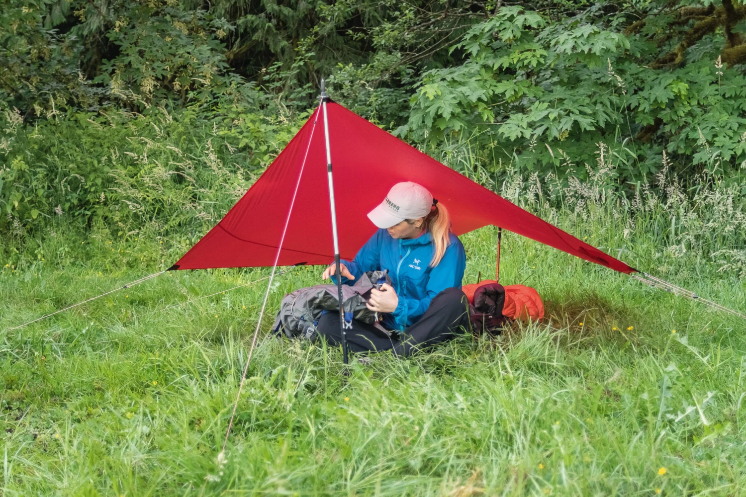 Hilleberg Tarp 5 - Minimalist Tarp - Red 16 Hilleberg Tarp 5 - Minimalist Tarp - Red - Billede 14
