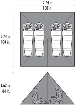 MSR Front Range 4 Person Ultralight Tarp Shelter