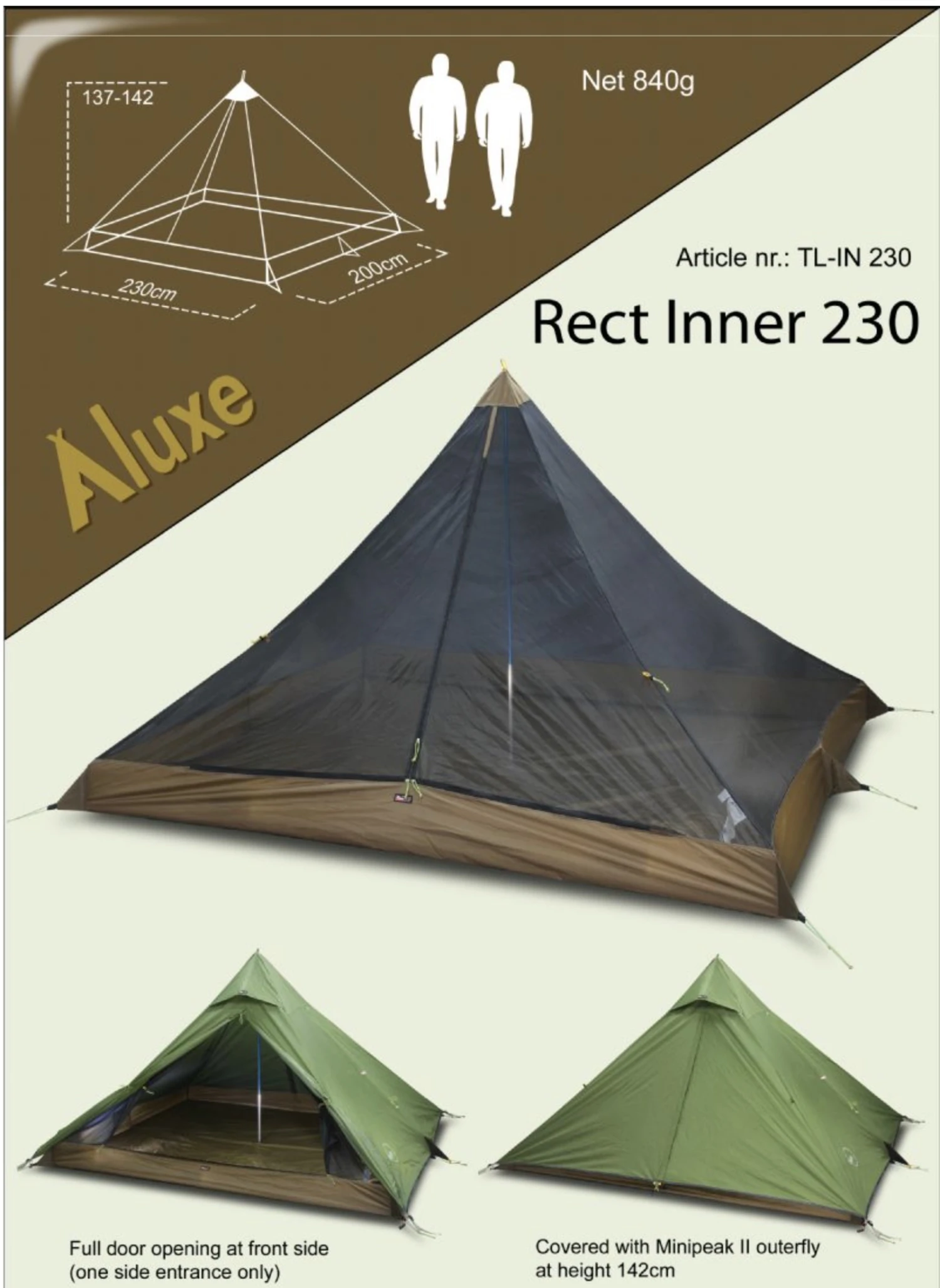 Luxe Outdoor Rect Inner 230 4 Luxe Outdoor Rect Inner 230 - Billede 2