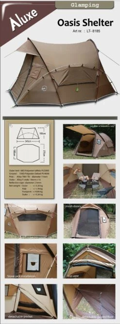 Luxe Outdoor Oasis Shelter -Camp Friluft Gear 195773357 origpic 0f6ba5