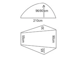 Luxe Outdoor Firefly SL -Camp Friluft Gear Luxe Firefly 1M Tent 1