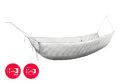 Lesovik OTUL Aur Down Underquilt 420g -8c 41 Lesovik OTUL Aur Down Underquilt 420g -8c -Camp Friluft Gear OTUL Aur 420 Snowy White packshot 1920x1280 03 no shd DW